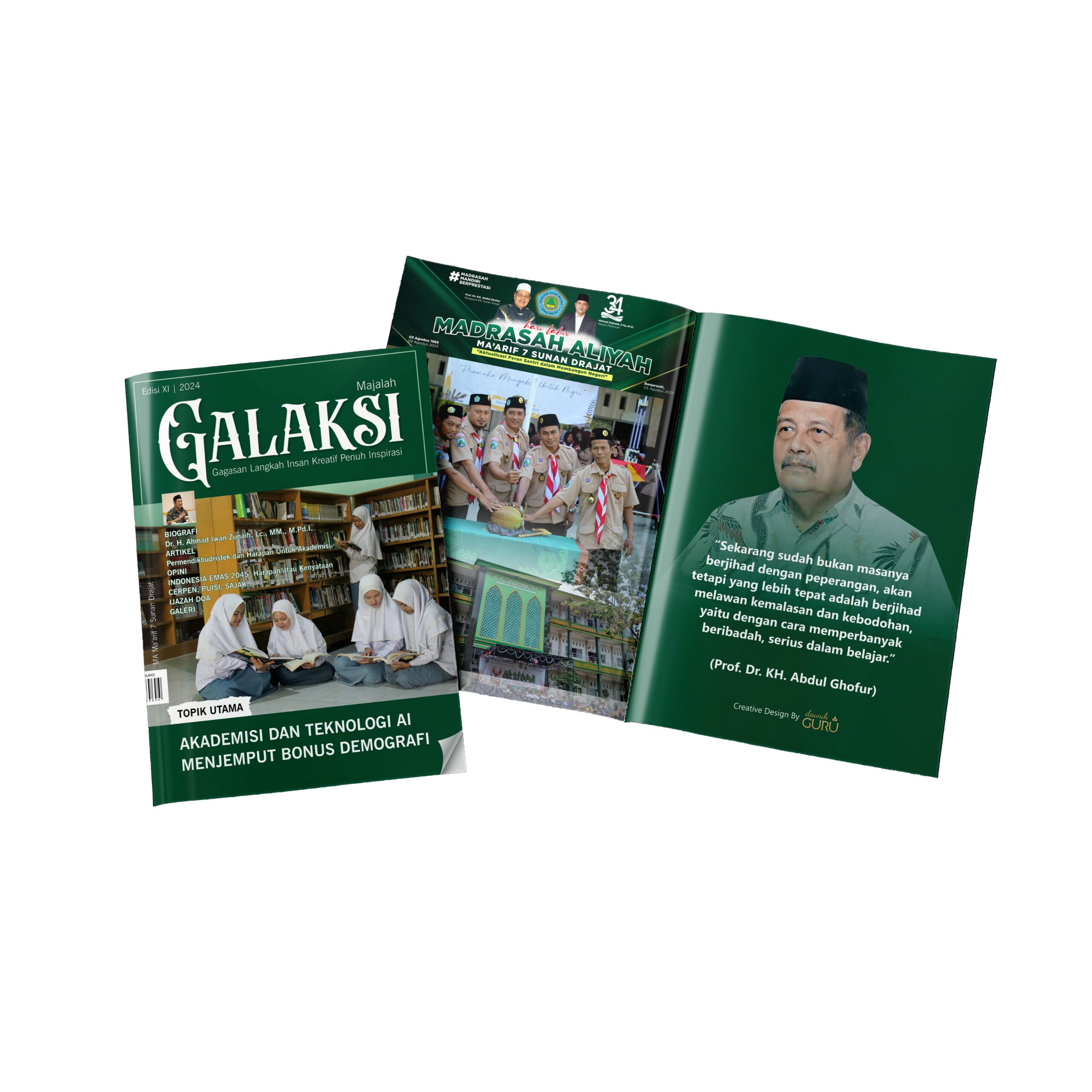 Sampul Majalah Galaksi – Edisi XI