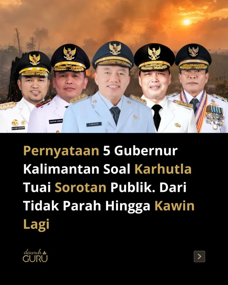 Ilustrasi kawasan hutan dan lahan di Kalimantan