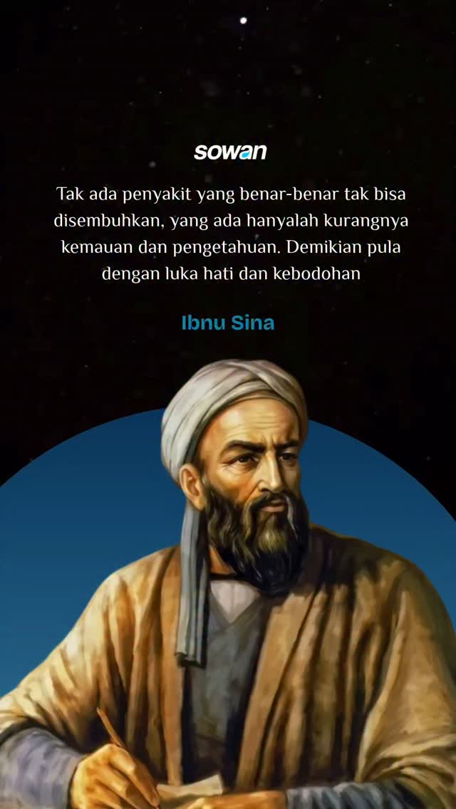 Ilustrasi nasihat Ibnu Sina tentang cara menyembuhkan luka hati dan kebodohan