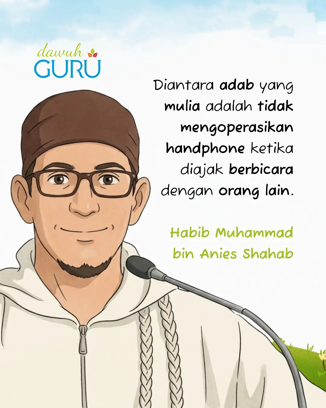 Ilustrasi interaksi sosial dan adab berkomunikasi di era digital