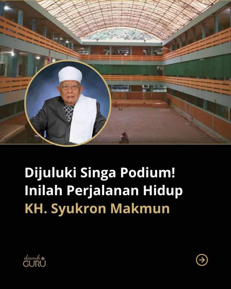Potret KH Syukron Makmun ulama pemberani