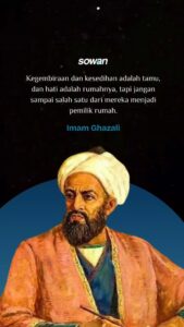 Ilustrasi simbolis menggambarkan hati manusia sebagai rumah bagi berbagai emosi yang datang dan pergi