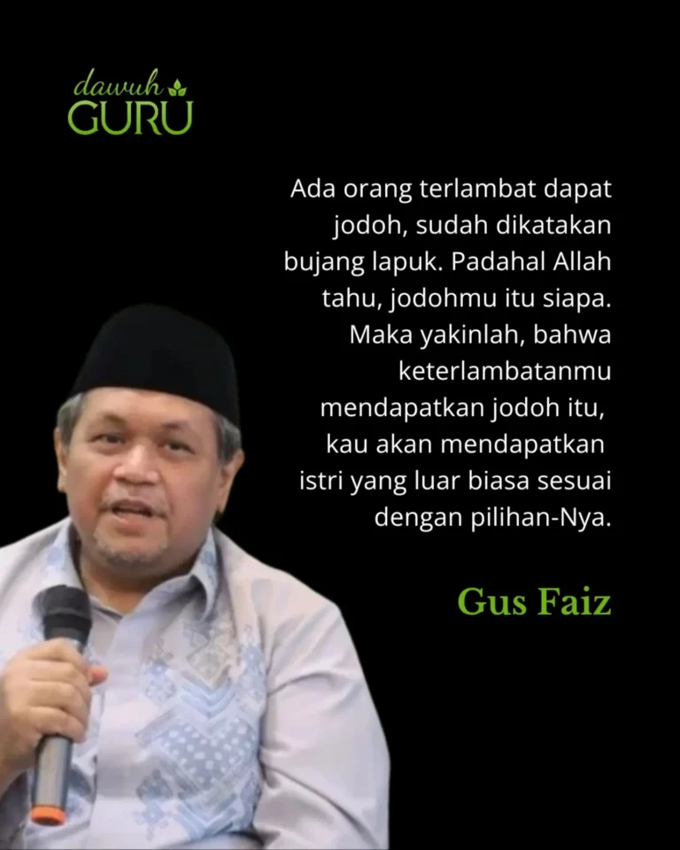 Ilustrasi penantian jodoh dan nasihat bijak kehidupan