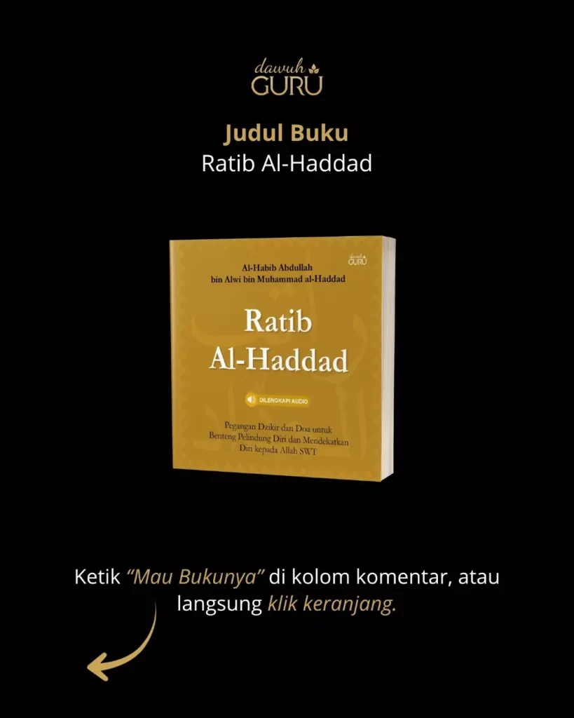 Ilustrasi nasihat ulama tentang pemahaman zikir dan Ratib Al-Haddad