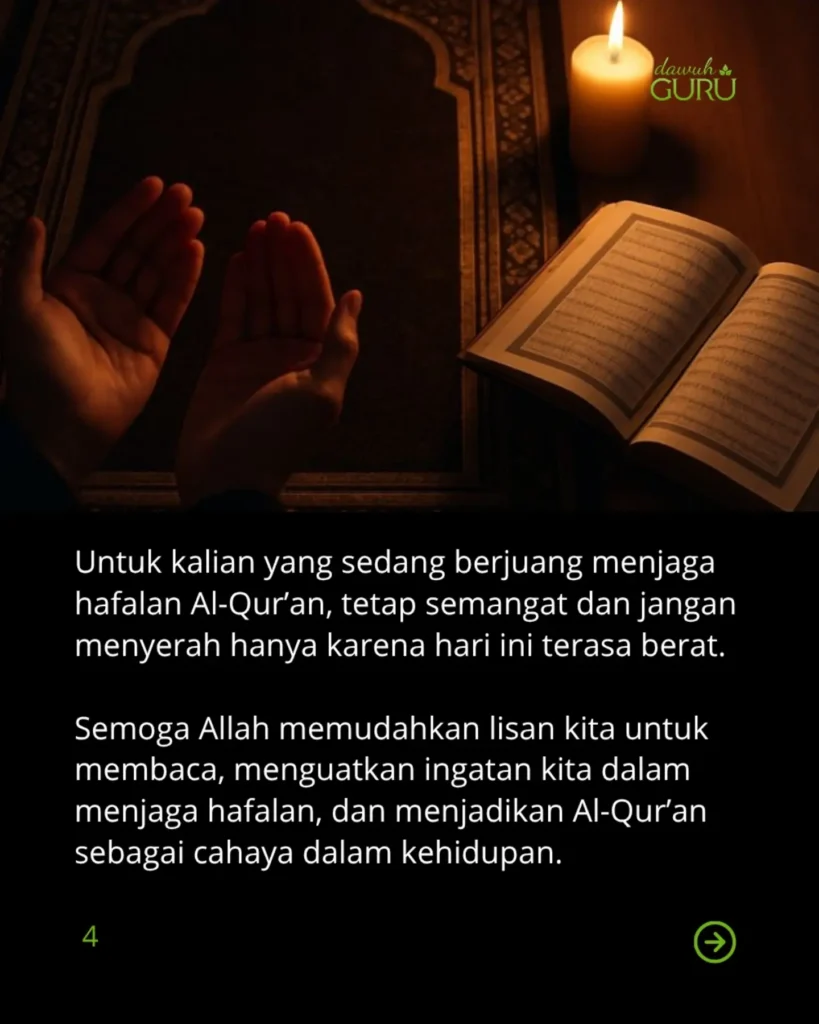 Ilustrasi kutipan KH. Mufid Mas'ud tentang murajaah Al-Qur'an diibaratkan seperti minum jamu