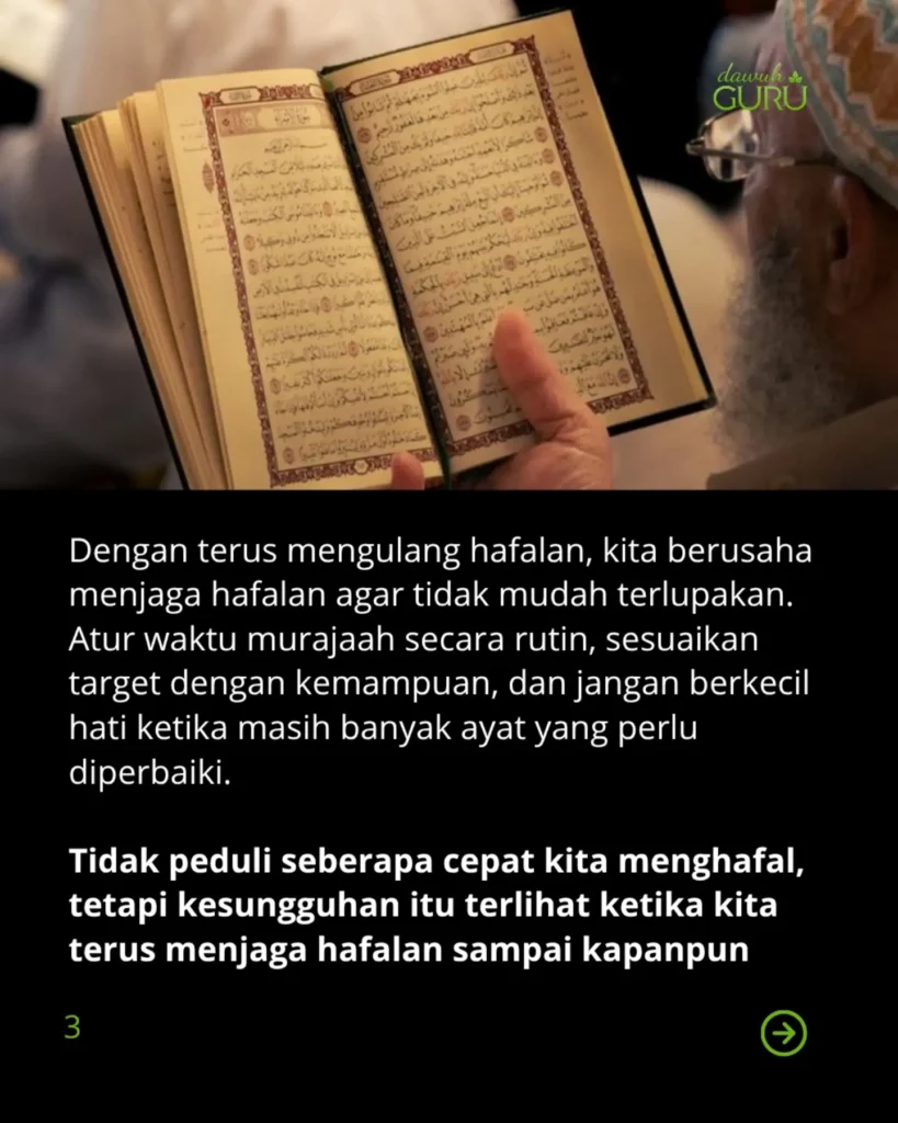 Ilustrasi kutipan KH. Mufid Mas'ud tentang murajaah Al-Qur'an diibaratkan seperti minum jamu