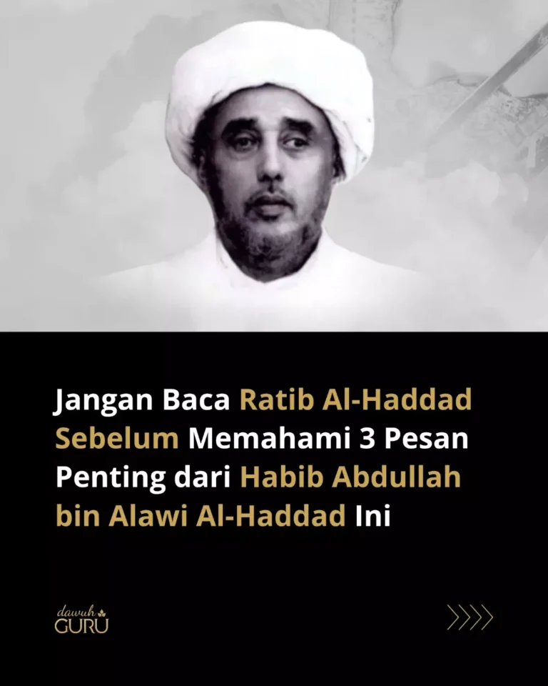 Ilustrasi nasihat ulama tentang pemahaman zikir dan Ratib Al-Haddad