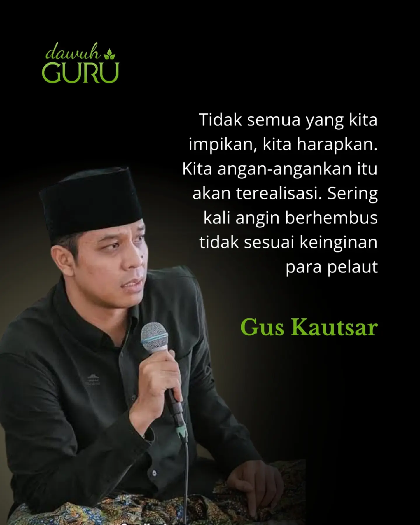 Kutipan dawuh Gus Kautsar tentang impian dan metafora pelaut