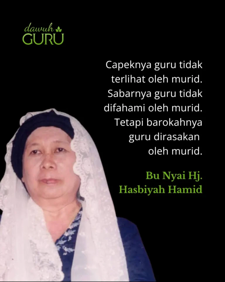 Ilustrasi kutipan tentang lelah, sabar, dan keberkahan seorang guru