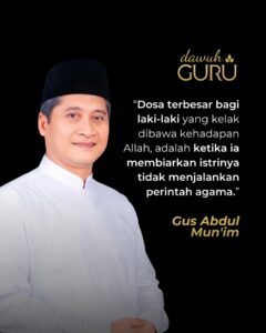 Ilustrasi pengingat tanggung jawab suami dalam membimbing istri menjalankan perintah agama