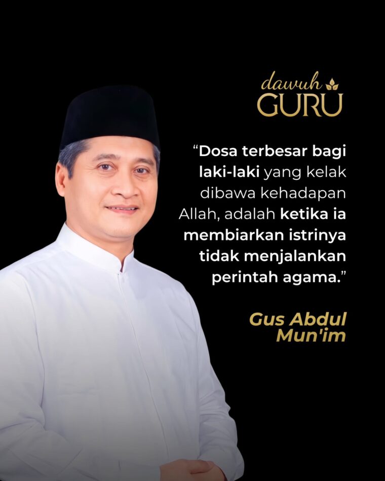 Ilustrasi pengingat tanggung jawab suami dalam membimbing istri menjalankan perintah agama