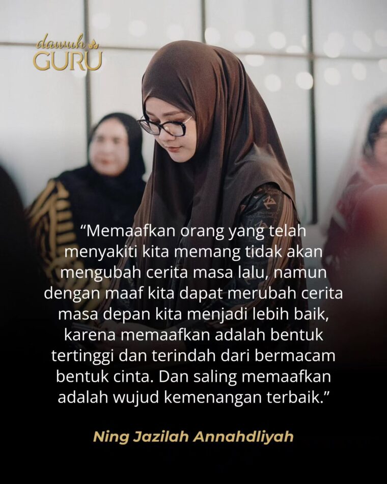 Ilustrasi kutipan bijak tentang memaafkan dan kemenangan hati