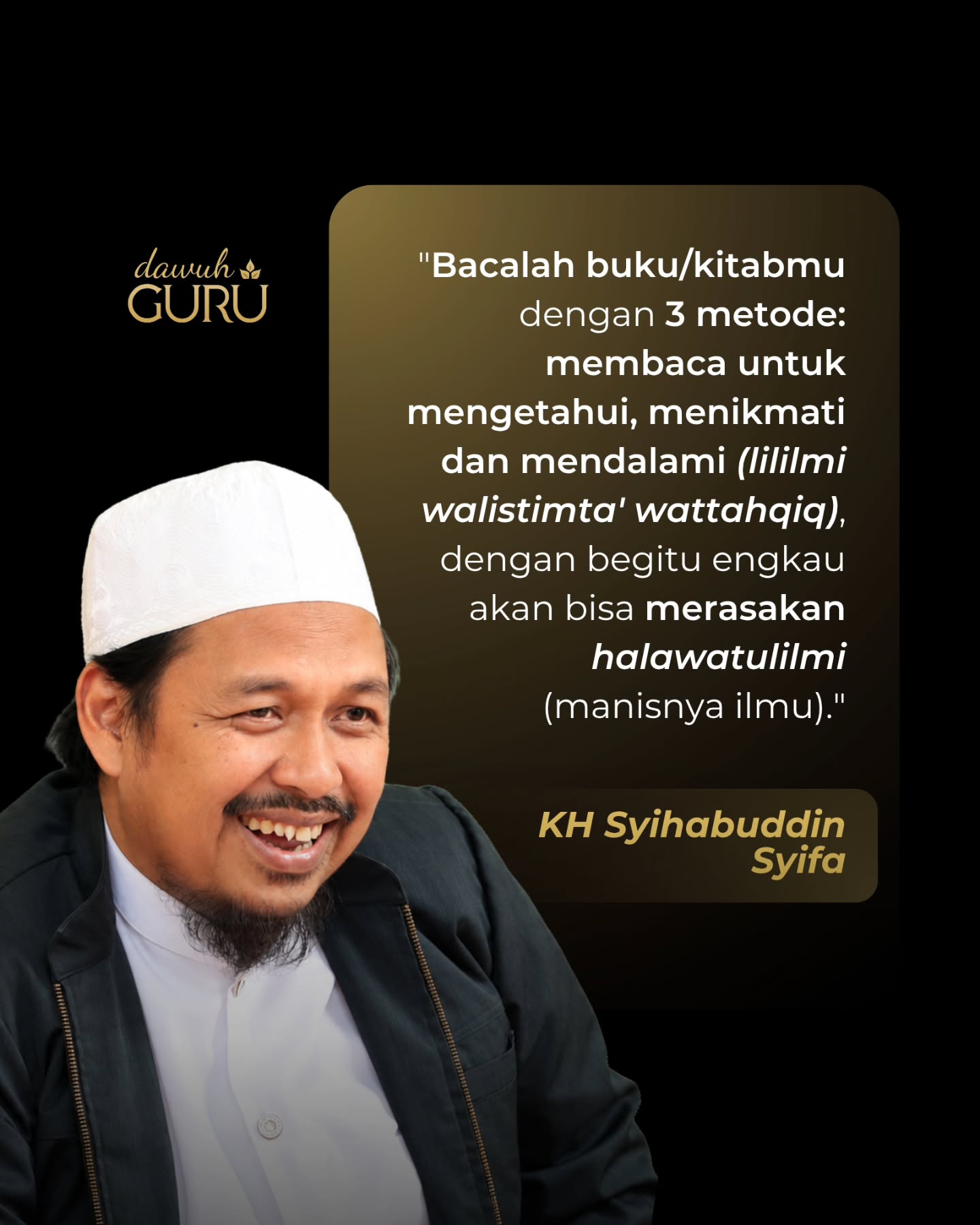 Ilustrasi aktivitas membaca kitab dan buku dengan tenang dan penuh penghayatan