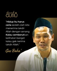 Ilustrasi pengingat hikmah tentang menerima takdir Allah dengan senyuman dan keceriaan